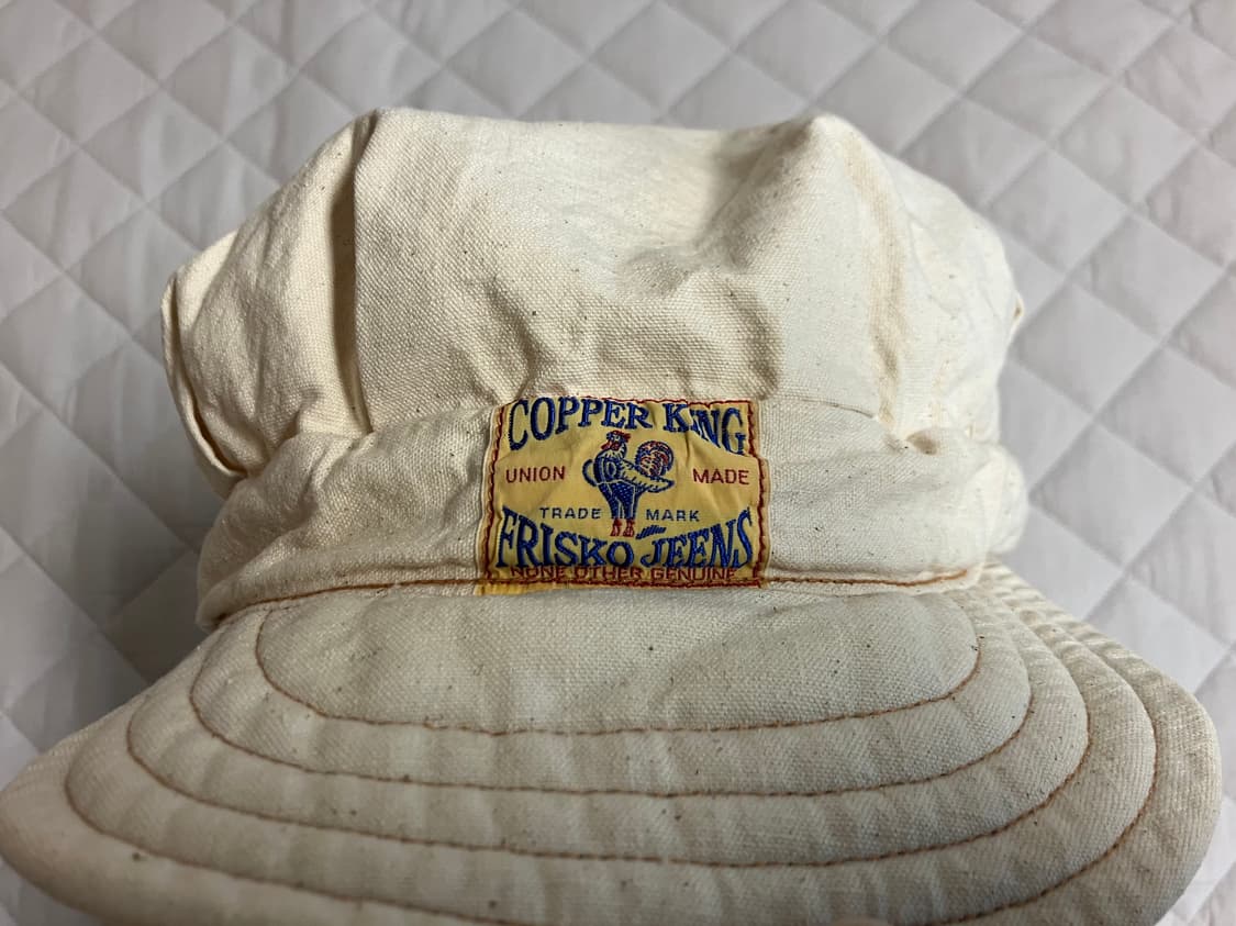 웨어하우스 복각 Copper King 워크캡 아메카지 워크웨어 빈티지 상품이미지3