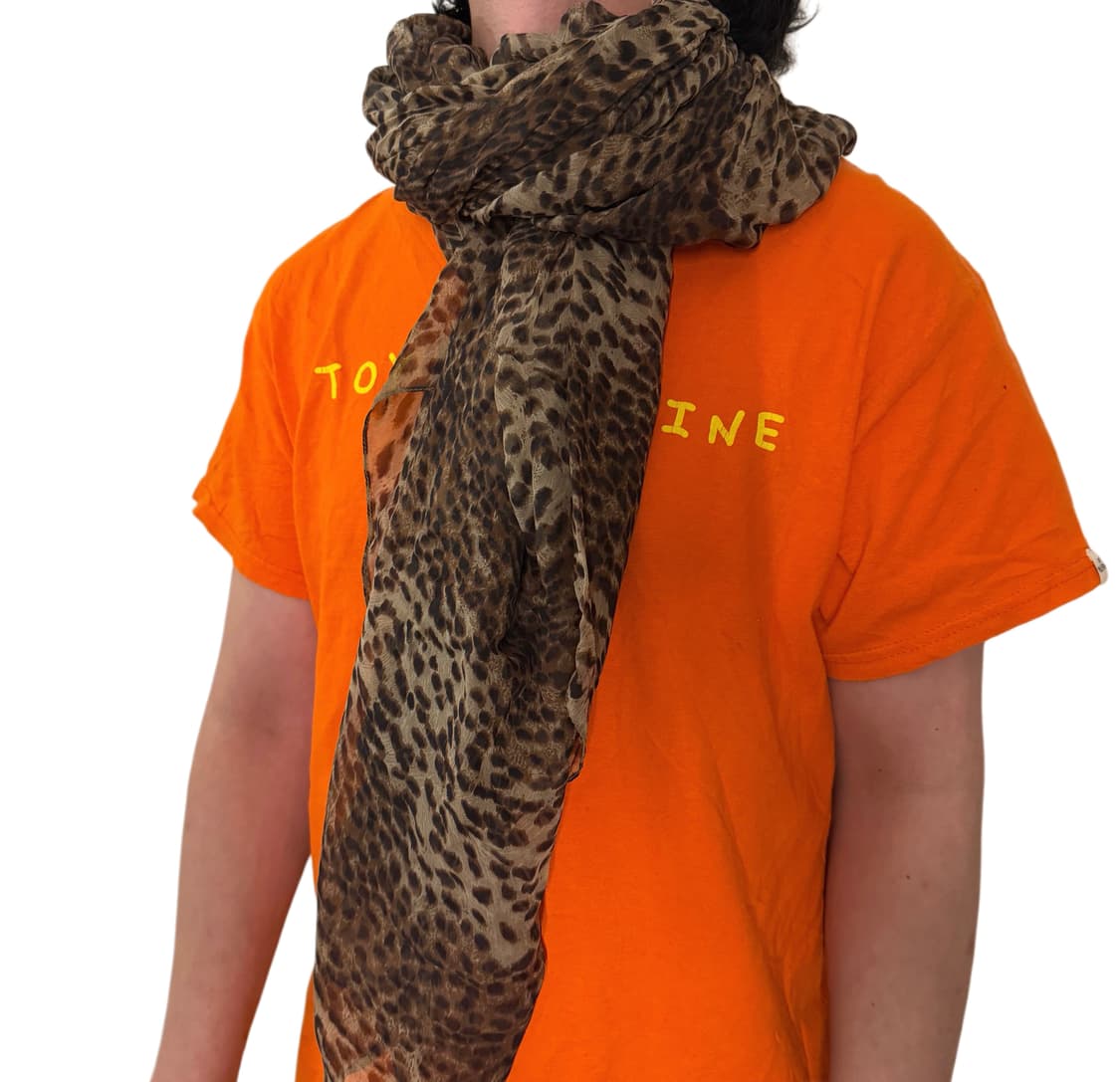 호피 쉬어 스카프 상품이미지3