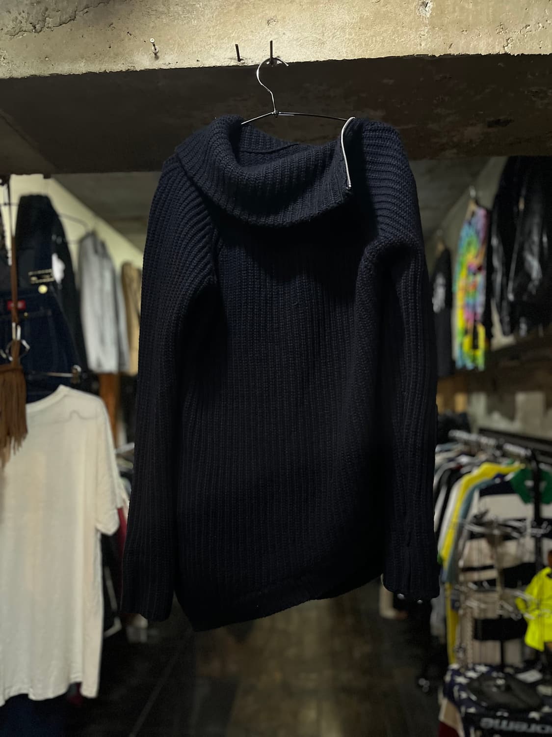 JEANASIS ASYMMETRIC ZIP KNIT 상품이미지7