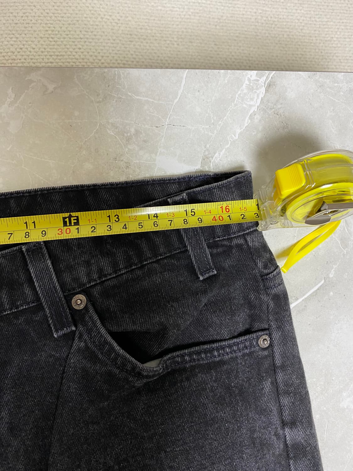 95년도 USA 리바이스 505 블랙진 오렌지탭 상품이미지6