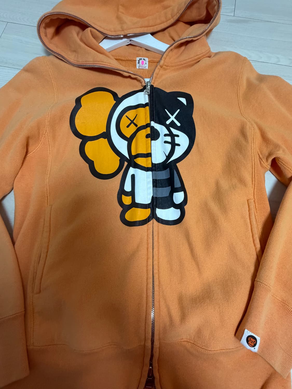 베이프 베이비마일로 카우스 후드집업 상품이미지2