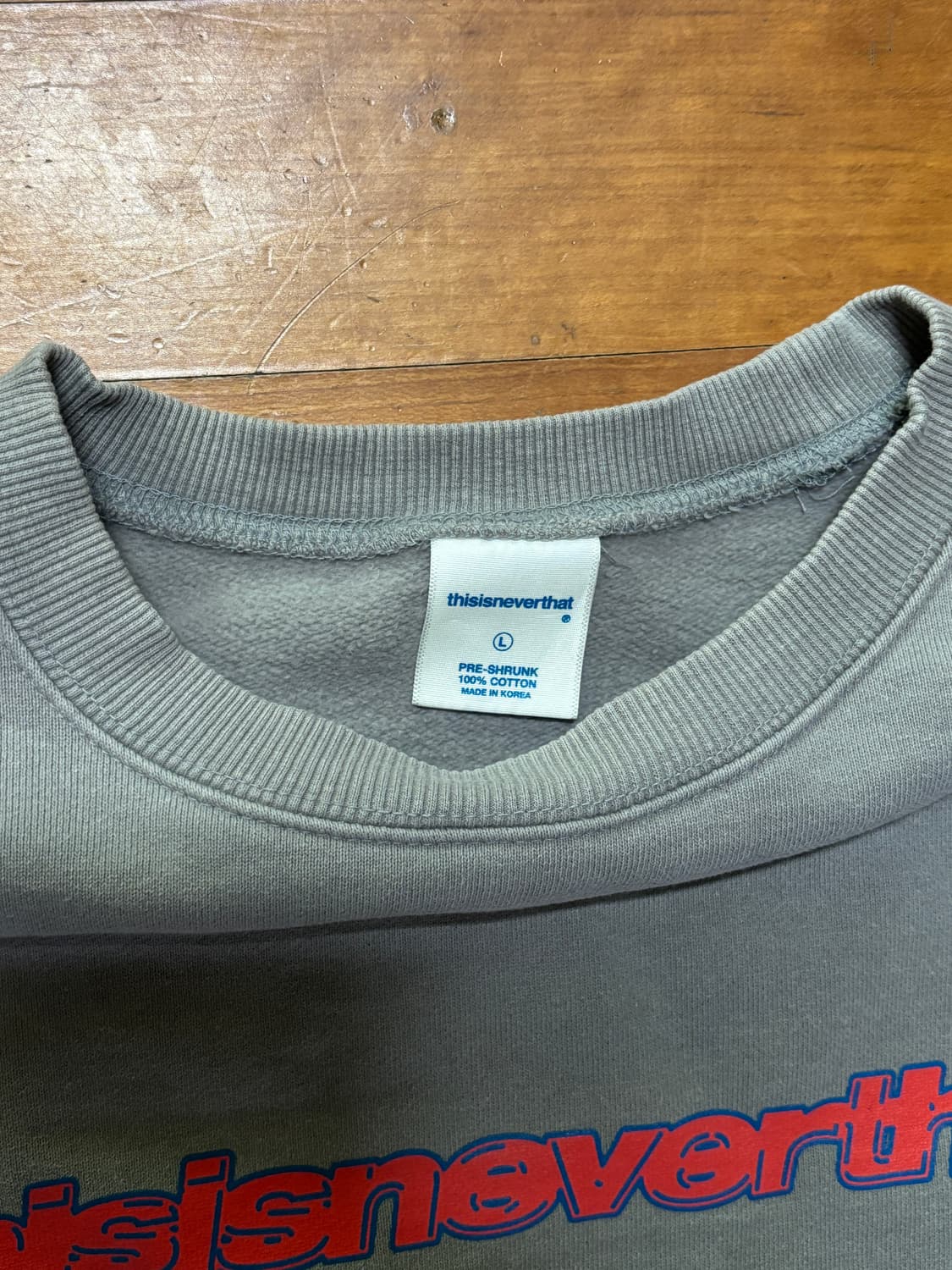 thisisneverthat sweat shirts L size 상품이미지2