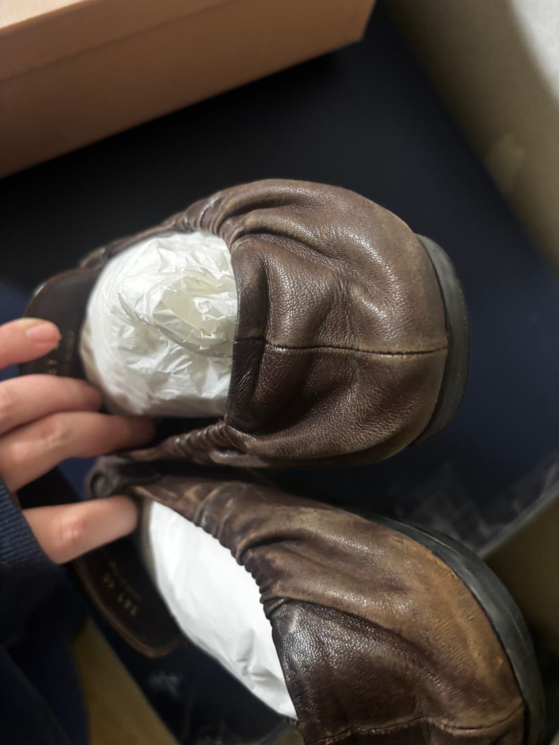 미우미우 루슈 나파 가죽 로퍼 상품이미지4