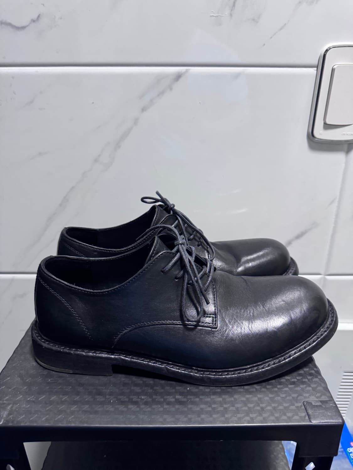 로스트가든 유니폼 워시드 블랙 더비 280 상품이미지3