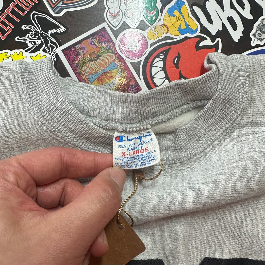 80s USA 챔피온 리버스위브 ΣΑΕ 스웻셔츠 L 상품이미지10