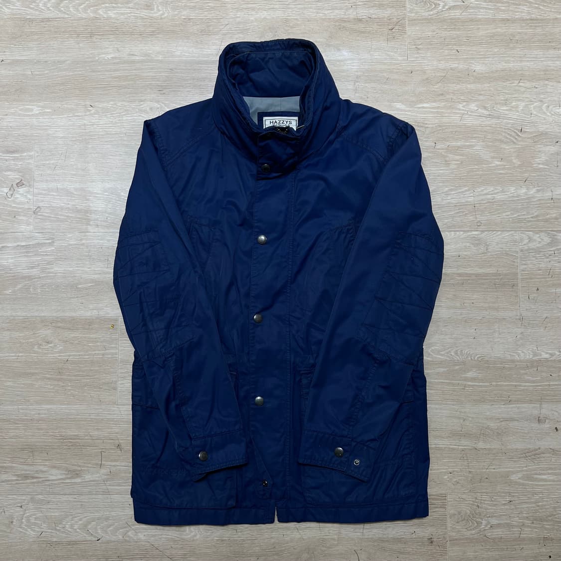 헤지스 남성 스탠드넥 카라 코튼 집업자켓 [네이비] L/100 상품이미지1