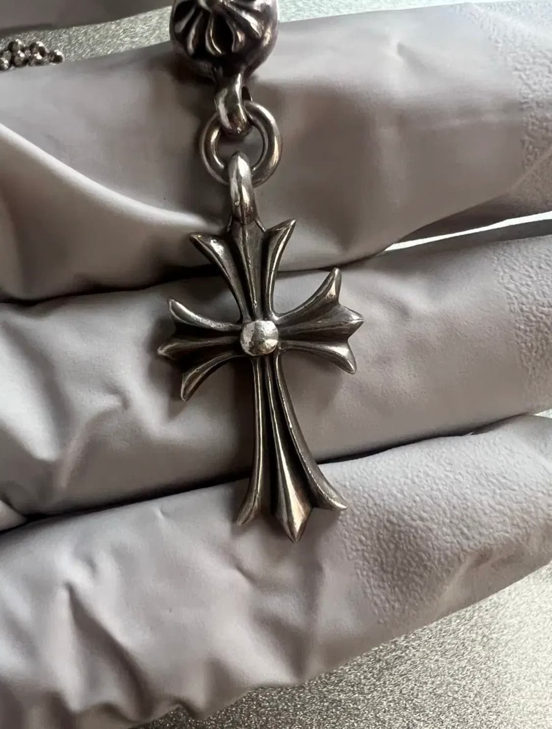 [30인치] 크롬하츠 원볼 타이니 크로스 + 정품 볼체인 상품이미지2