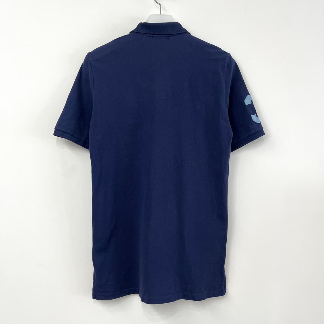 폴로 랄프로렌 하늘색 빅포니 네이비 카라 티셔츠 상품이미지3