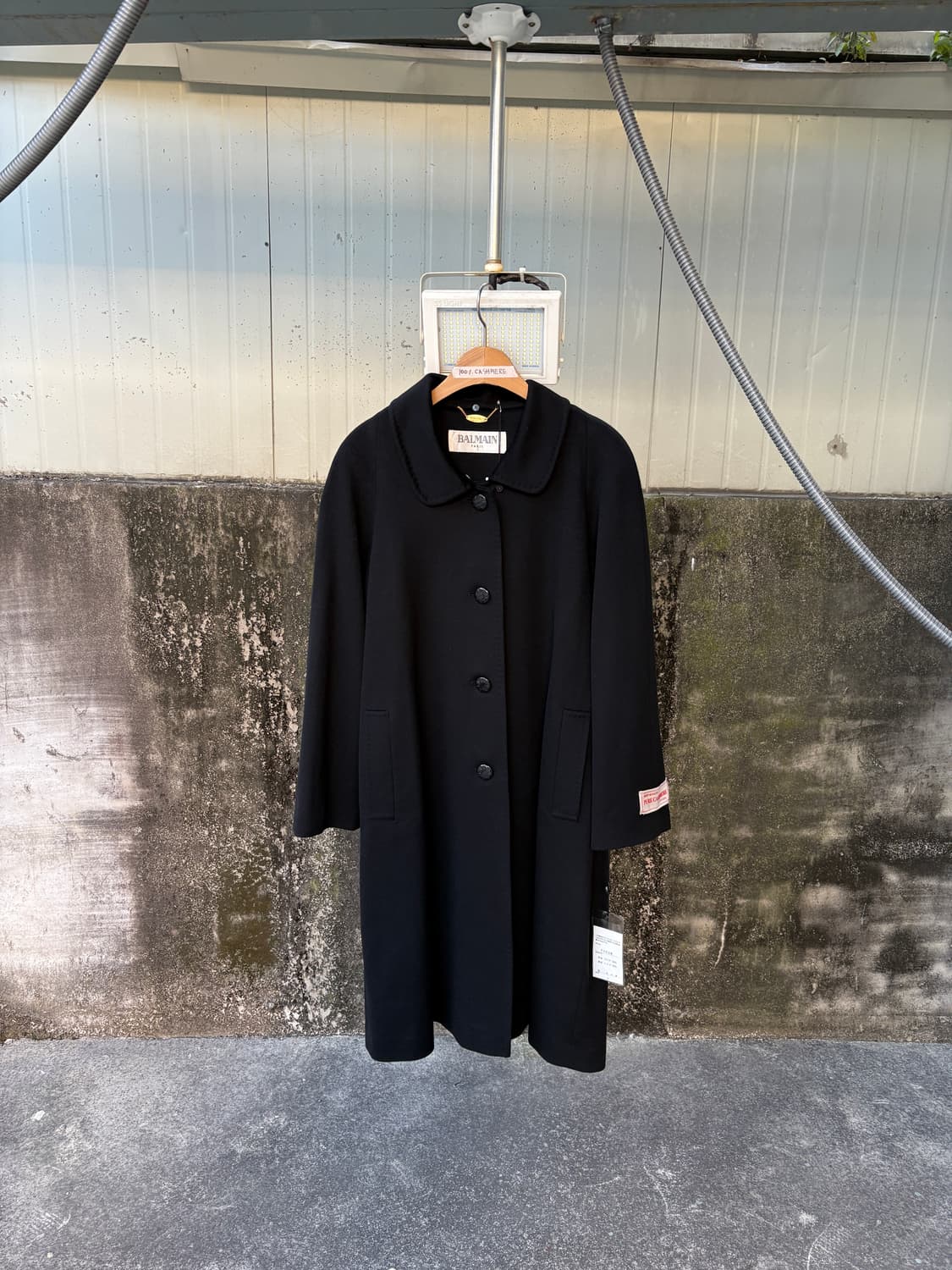 발망 캐시미어 코트 (밍크 카라) 상품이미지1