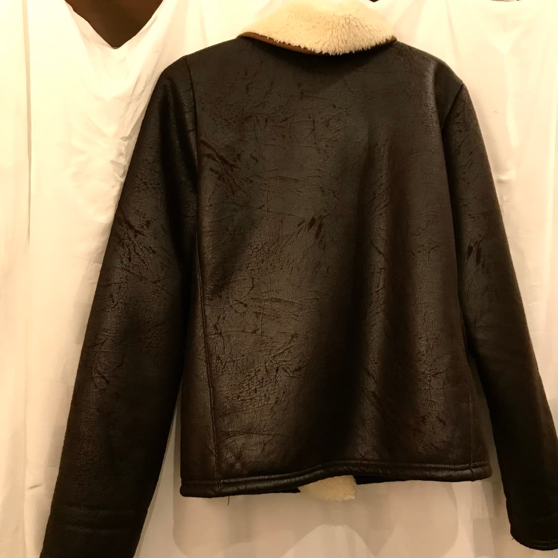 Polo 폴로랄프로렌 페이크 레더 양털 무스탕 상품이미지5