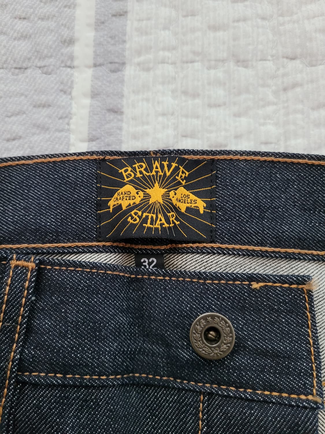 브레이브스타 BraveStar 13온스 콘밀 리지드 셀비지데님 32사이즈 상품이미지4