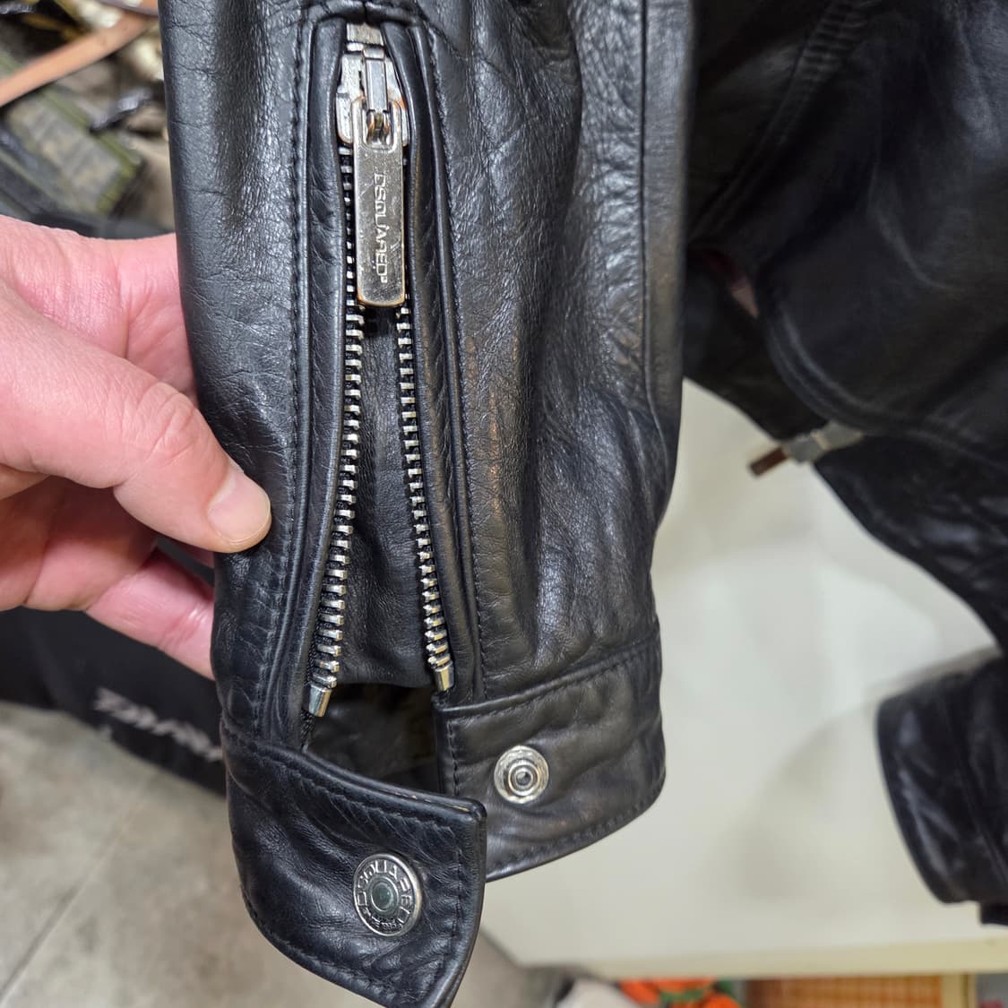 디스퀘아드2 말 가죽 자켓 상품이미지6