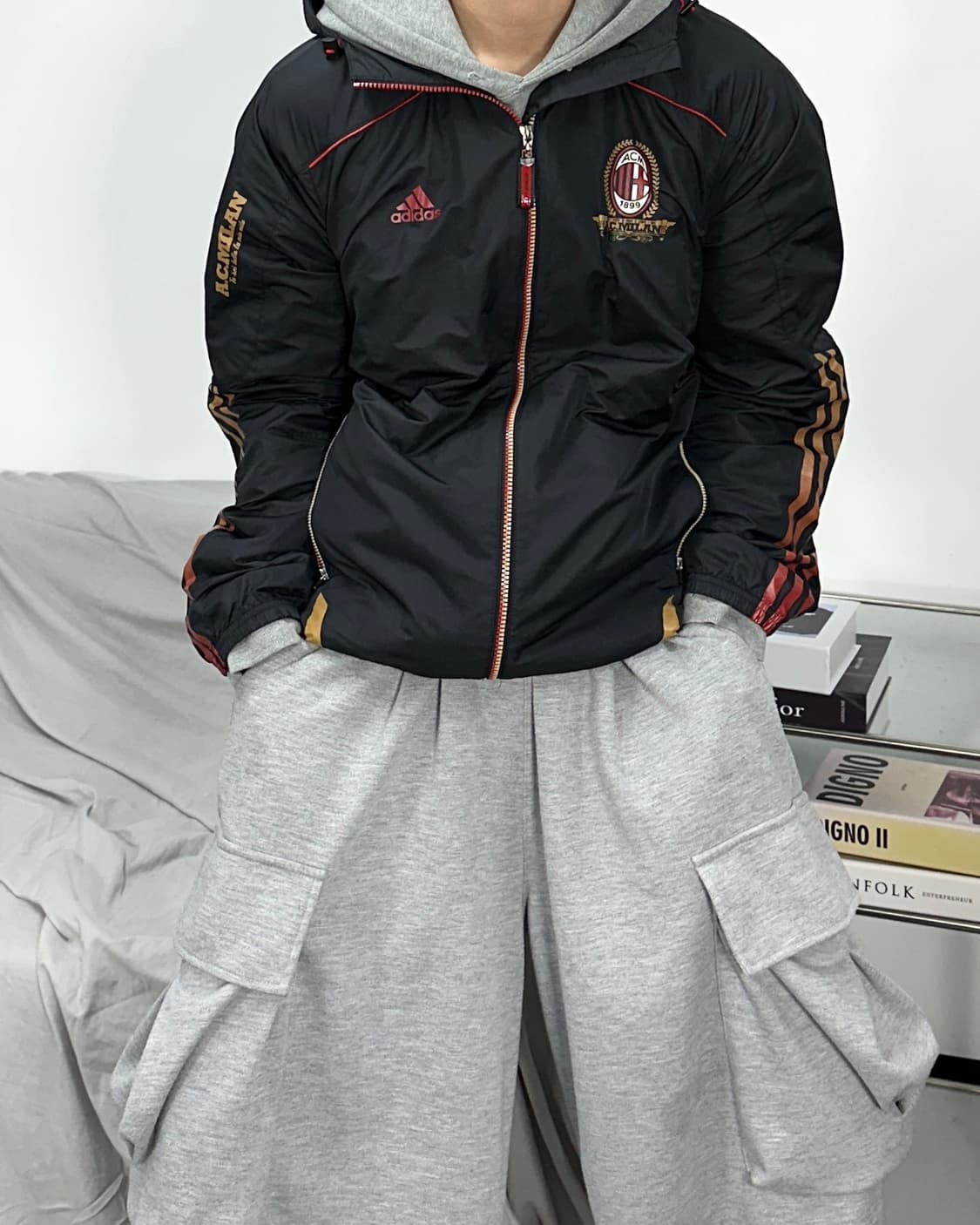 아디다스 10-11 AC 밀란 바람막이 95 상품이미지1