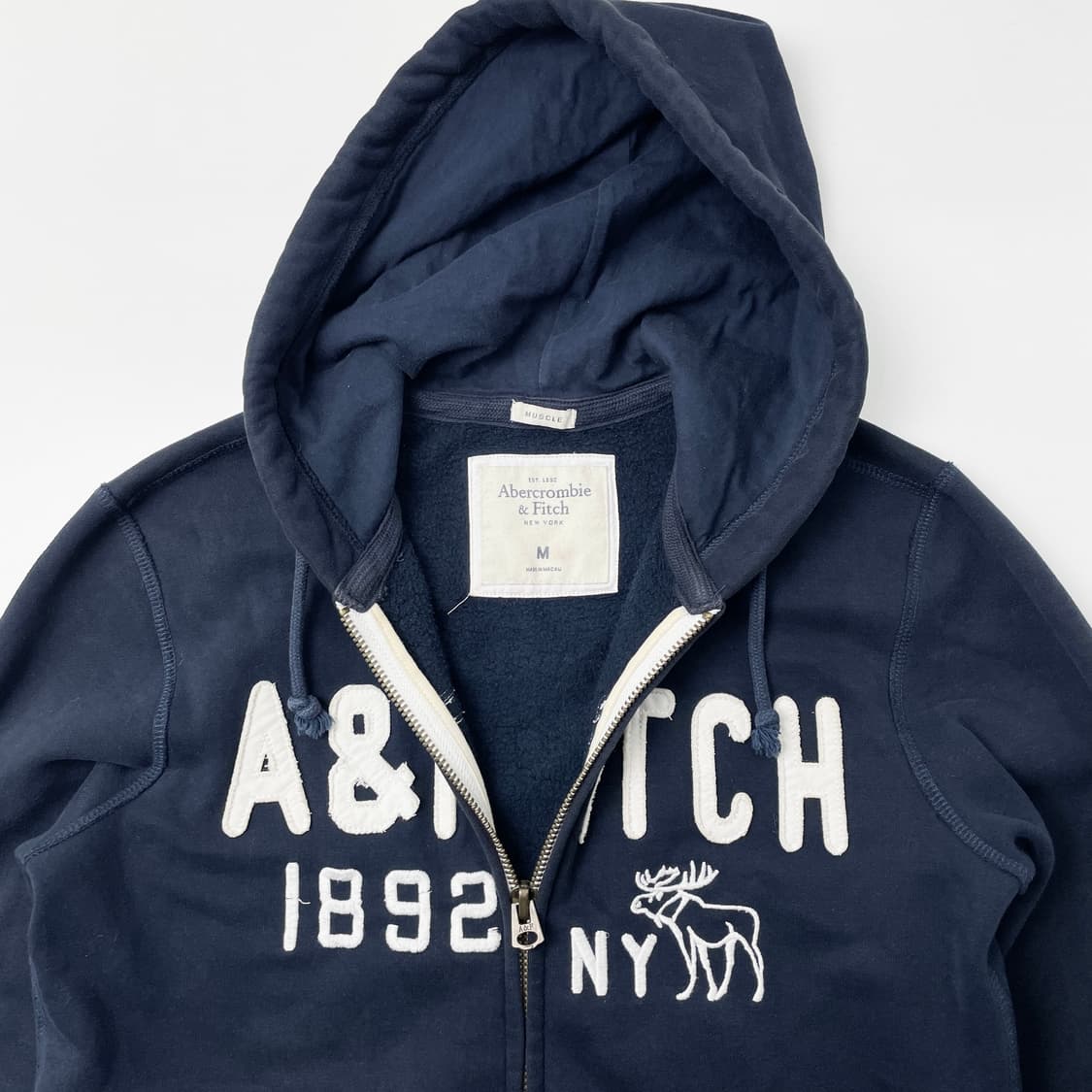 [중고] 아베크롬비 네이비 후드집업 상품이미지3