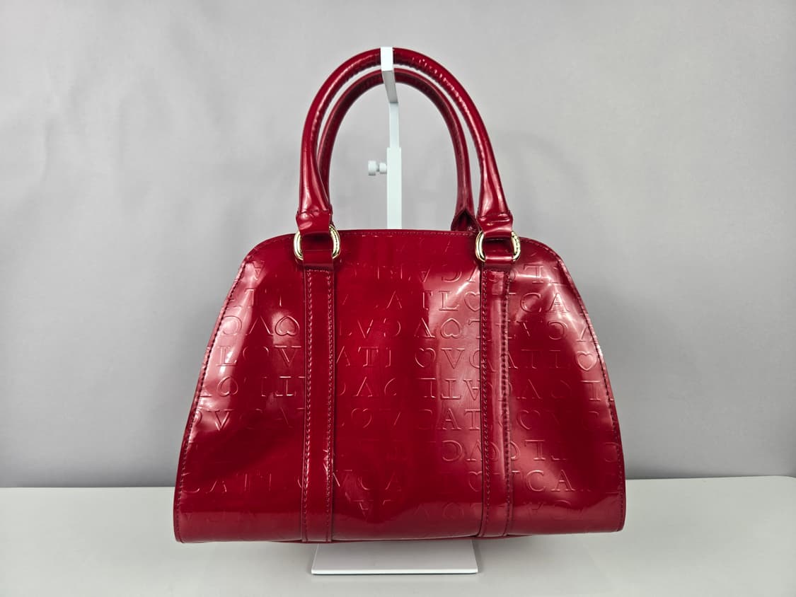 LOVCAT 러브캣 페이던트 애나멜 하트 리본 토트백 가방 정품 상품이미지7