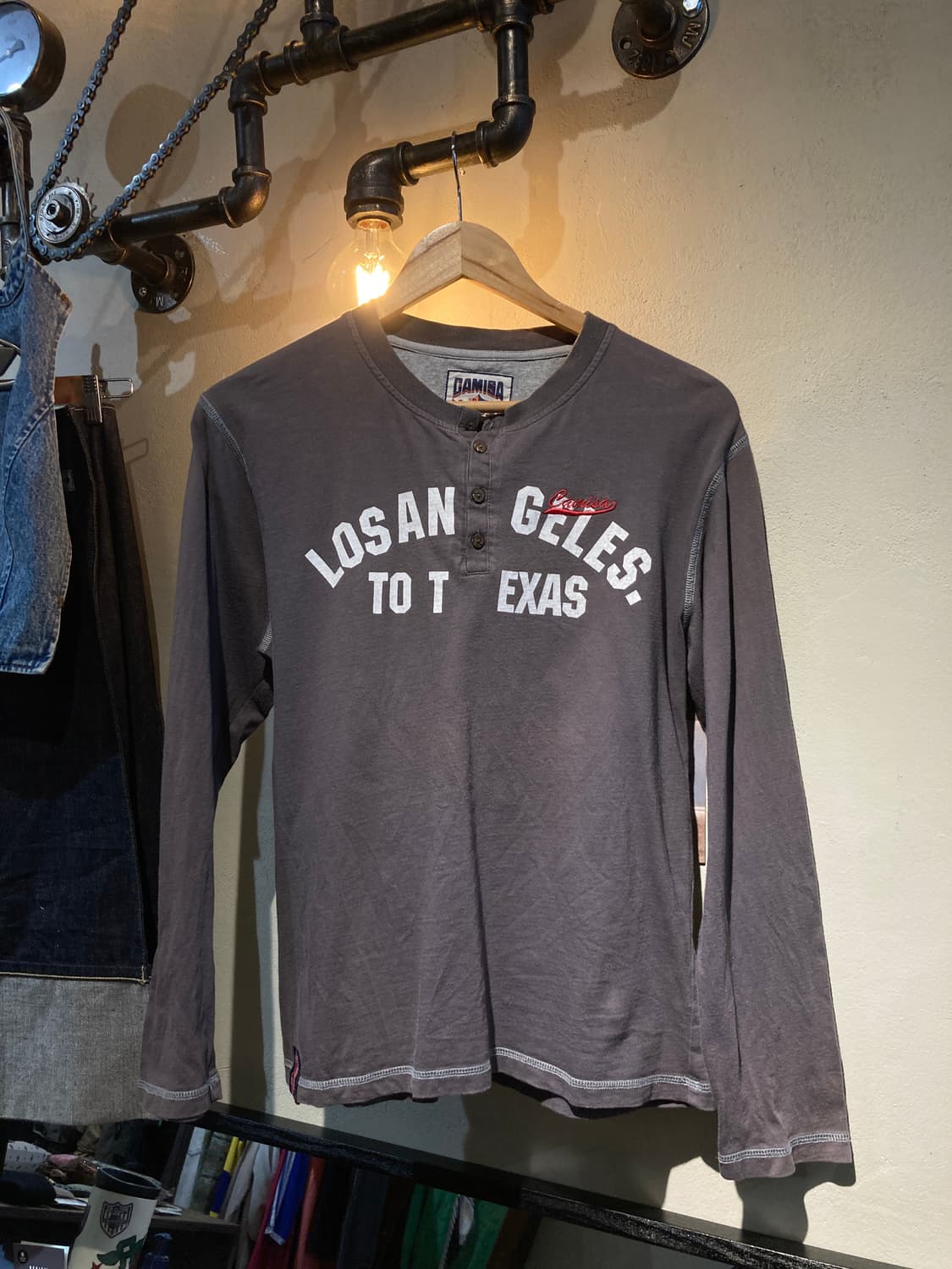 Camisa 헨리넥 슬리브티 긴팔티 상품이미지1