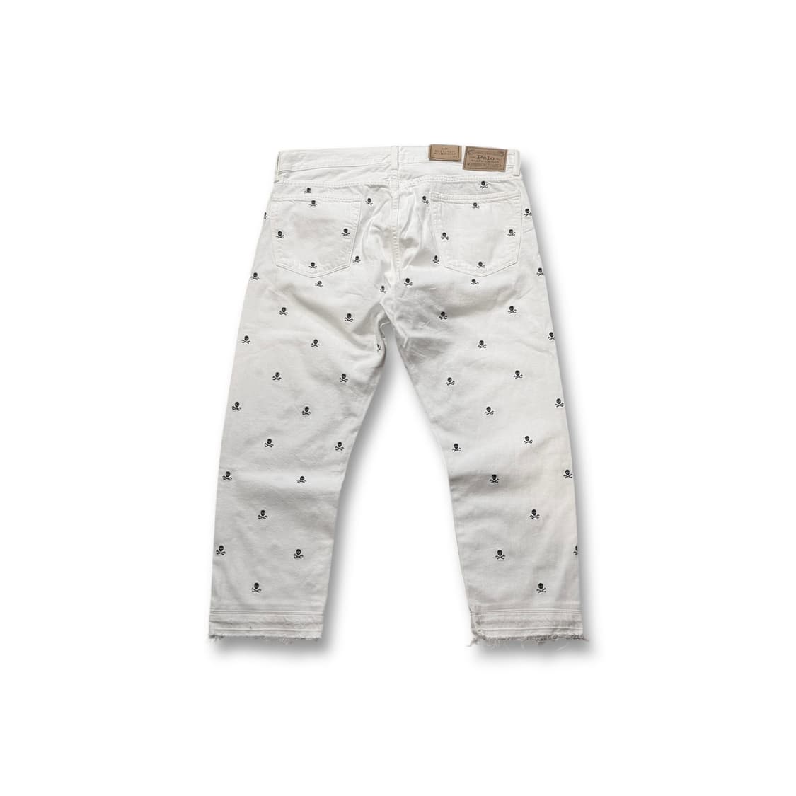 폴로 랄프로렌 화이트 스컬 자수 데님팬츠 상품이미지2
