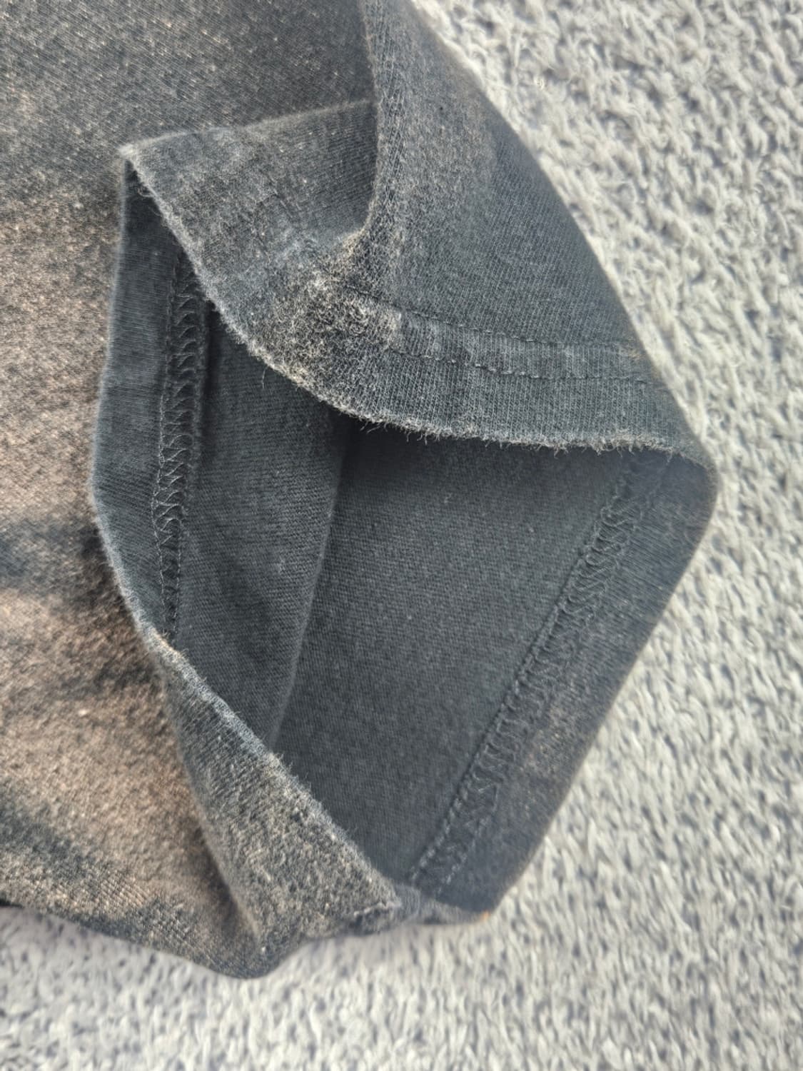 하드락카페 로마 다잉워시드 커스텀 반팔 티셔츠 ( L ) / 11372 상품이미지6