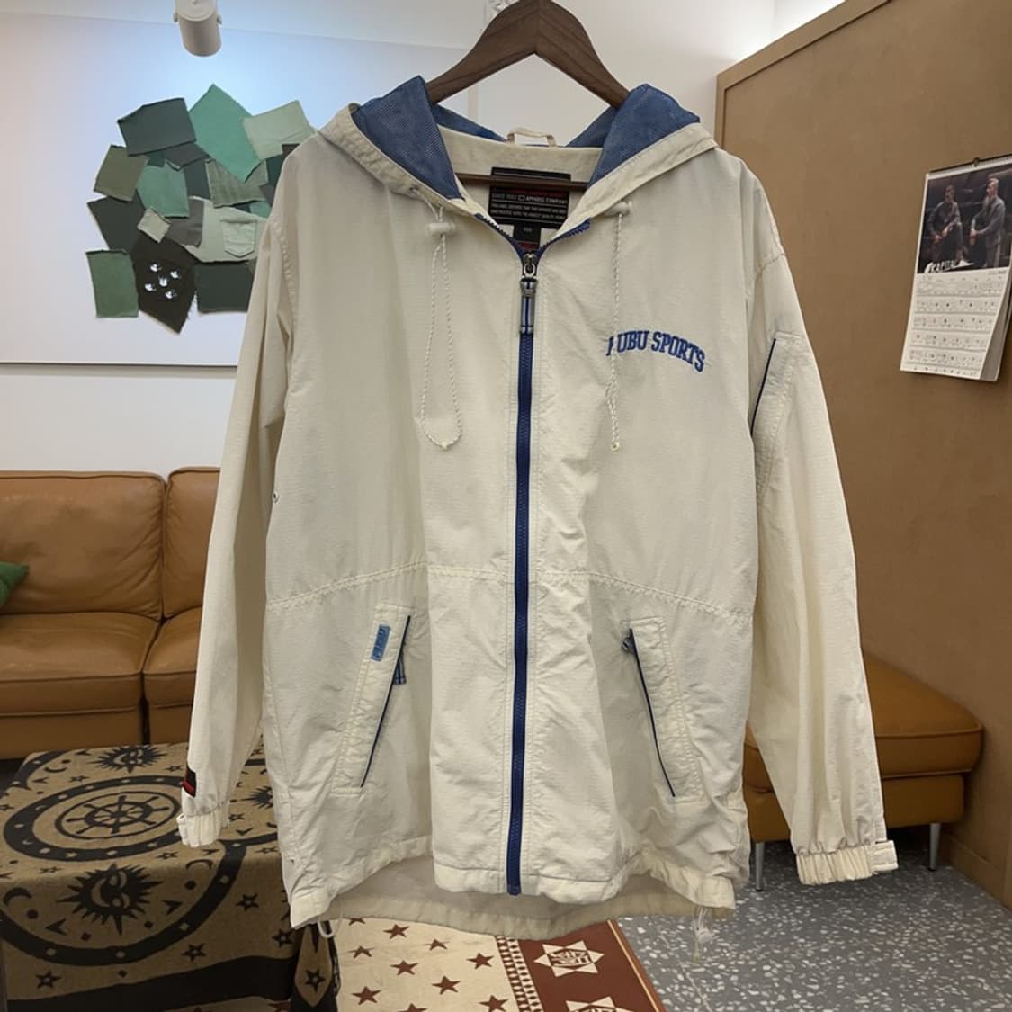 푸부 올드스쿨 빈티지무드 바람막이 자켓 100 C08726 상품이미지3