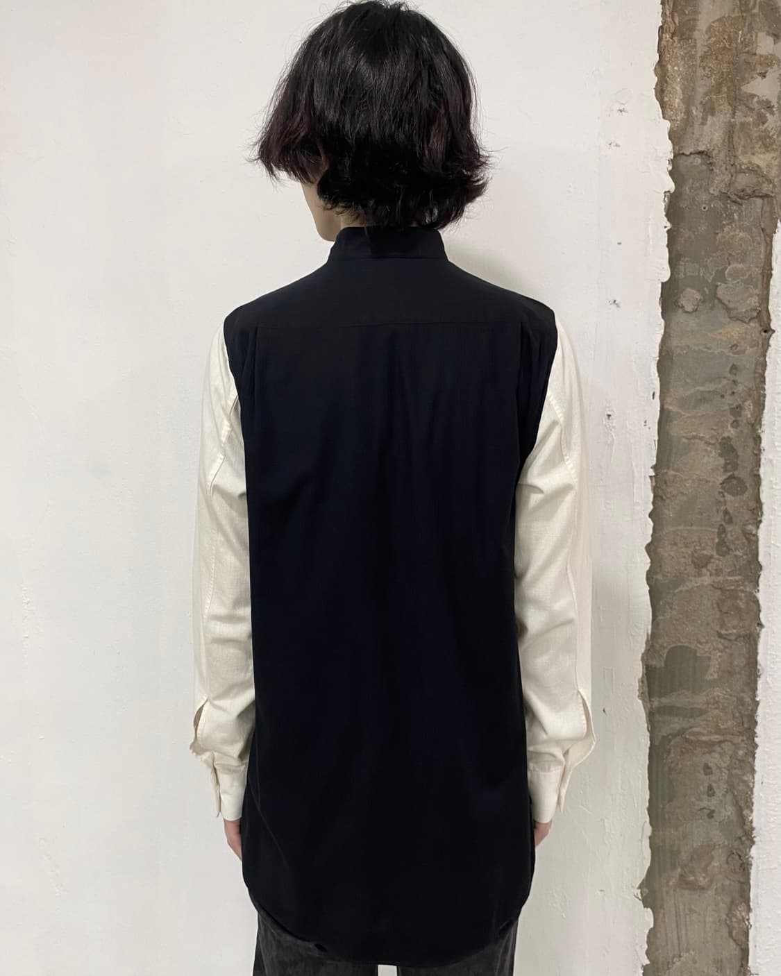 앤드뮐미스터 스탠드 카라 드레스 셔츠 상품이미지3