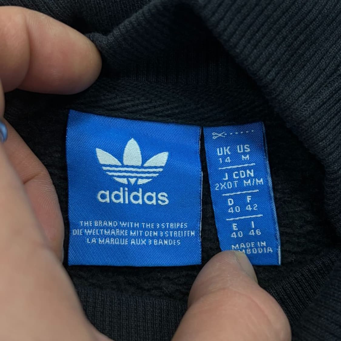 아디다스 터틀넥 로고 맨투맨 v2784 상품이미지6