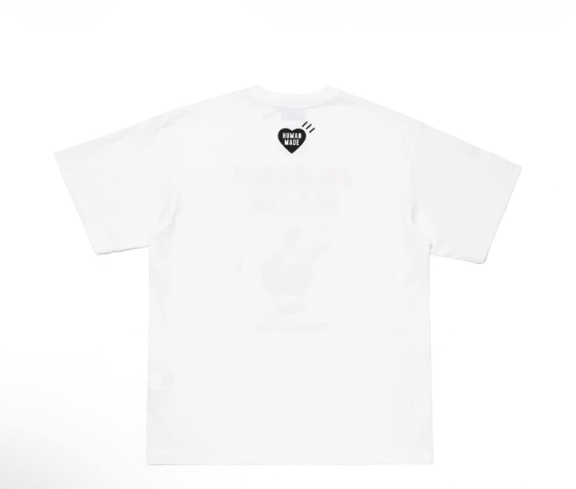 2XL(XXL) 휴먼 메이드 그래픽 티셔츠 화이트 상품이미지2