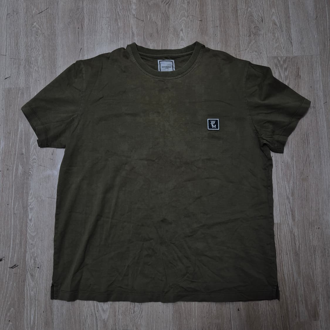 우영미 스퀘어 파리 로고 와펜 반팔티셔츠 (48) 상품이미지1