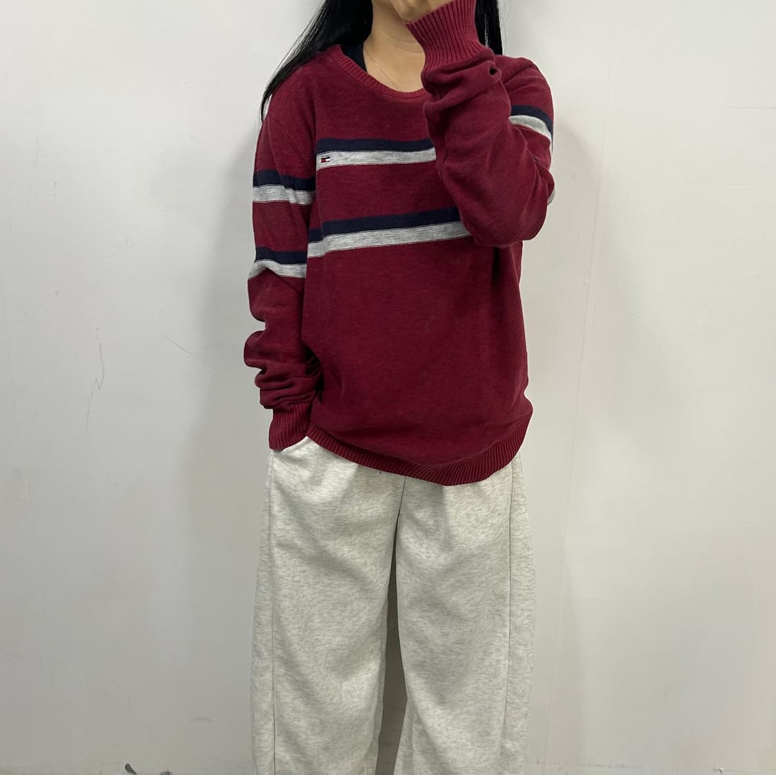 타미힐피거 니트[1663] 상품이미지1