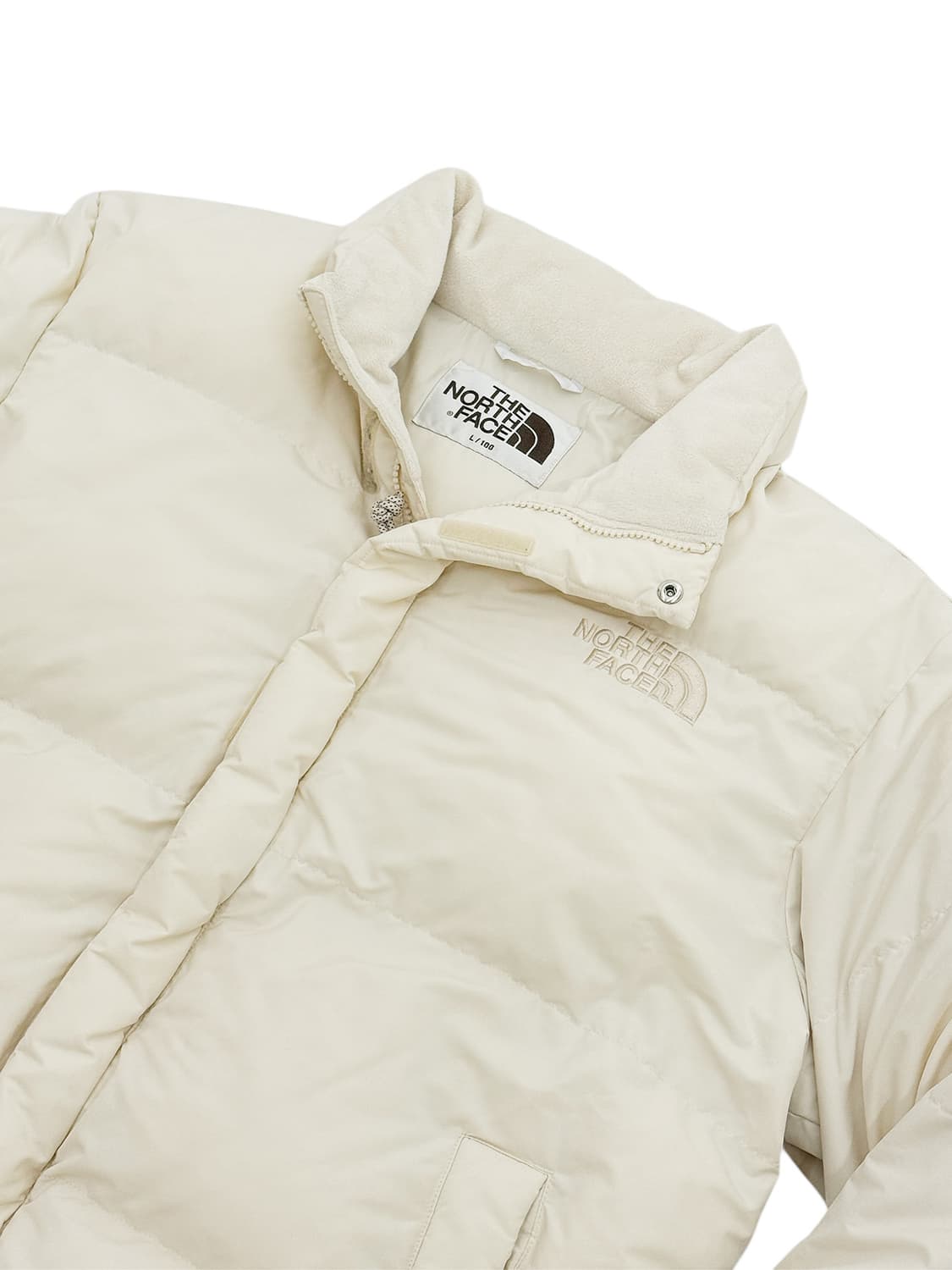 노스페이스 크림 컬러 패딩 팔아요 상품이미지3