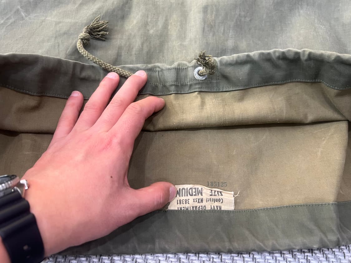 미군 오리지널 덱아노락 M 상품이미지3