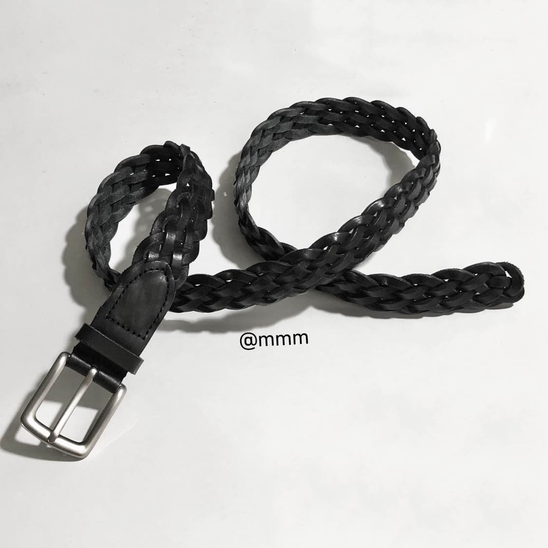 [이태리 가죽]미니멀 위빙짜임 벨트 상품이미지7