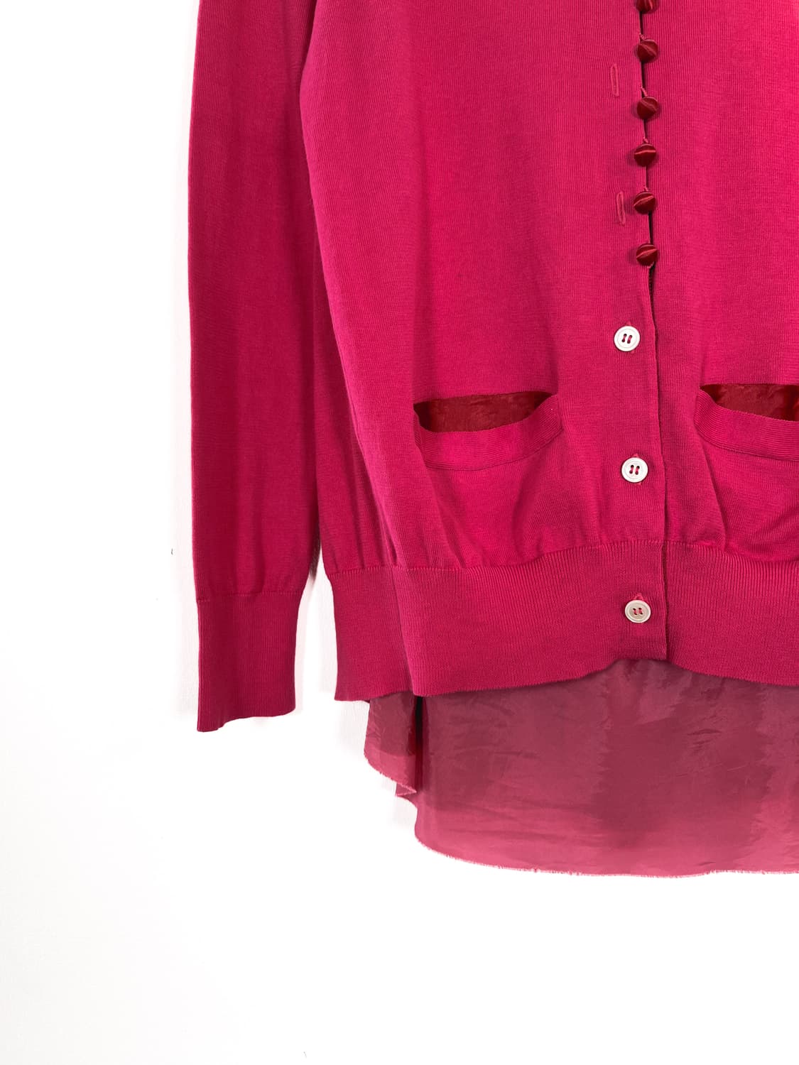 사카이 럭 멀티버튼 레이어드 가디건 상품이미지5