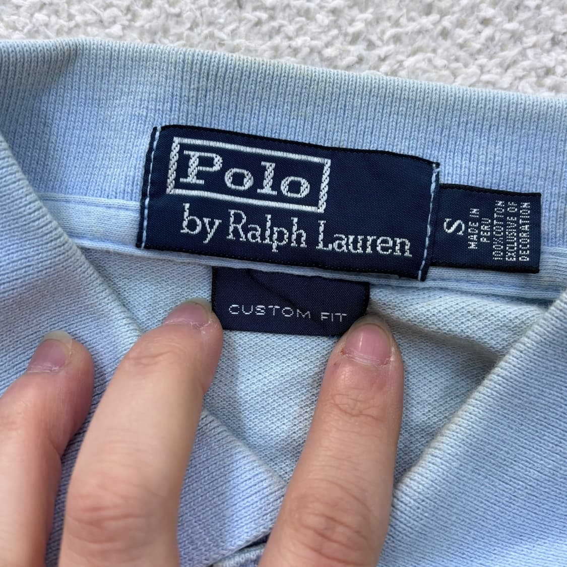 S 폴로랄프로렌 반팔 카라 티셔츠 0323E 상품이미지3