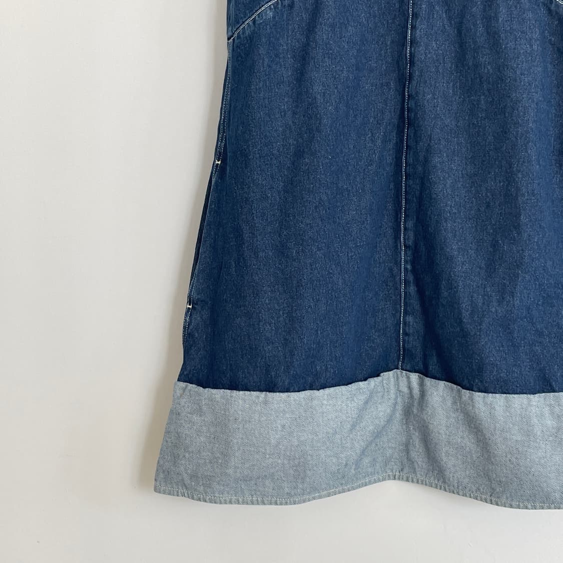 코스 데님 민소매 원피스 상품이미지4