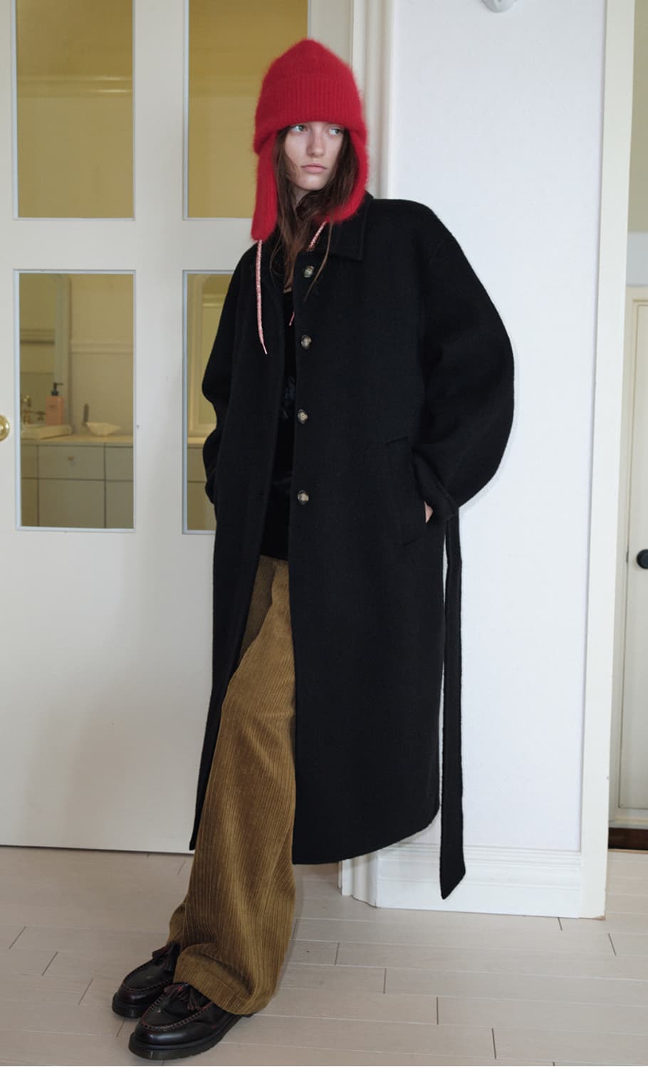 오버듀플레어 QUILTED LINING HANDMADE ALPACA CO 상품이미지3