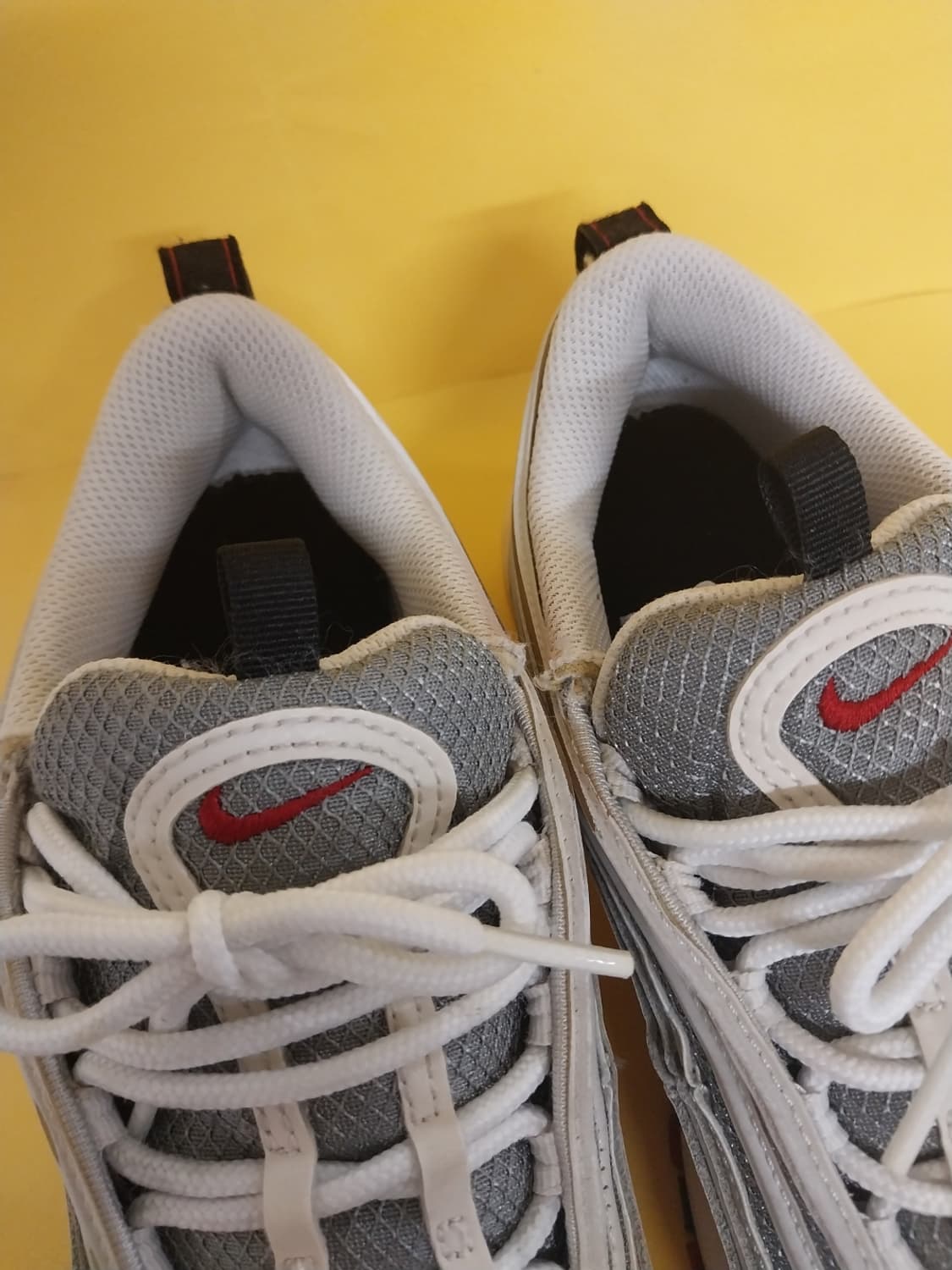 남성 나이키 에어맥스 97 화이트실버 운동화 (250) 상품이미지5