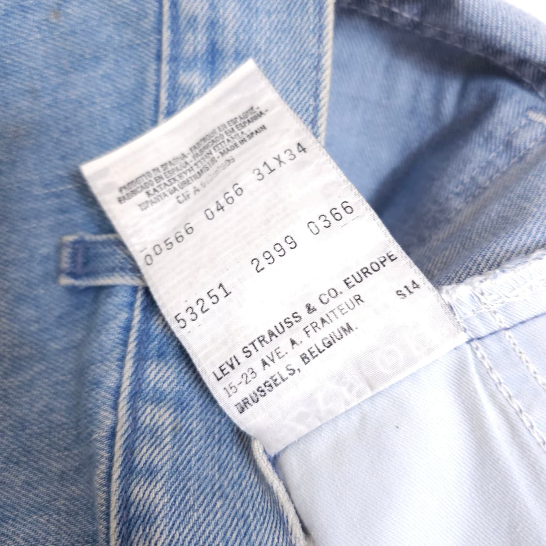 리바이스 90s 스타프레스트 스트레이트 데님 상품이미지6