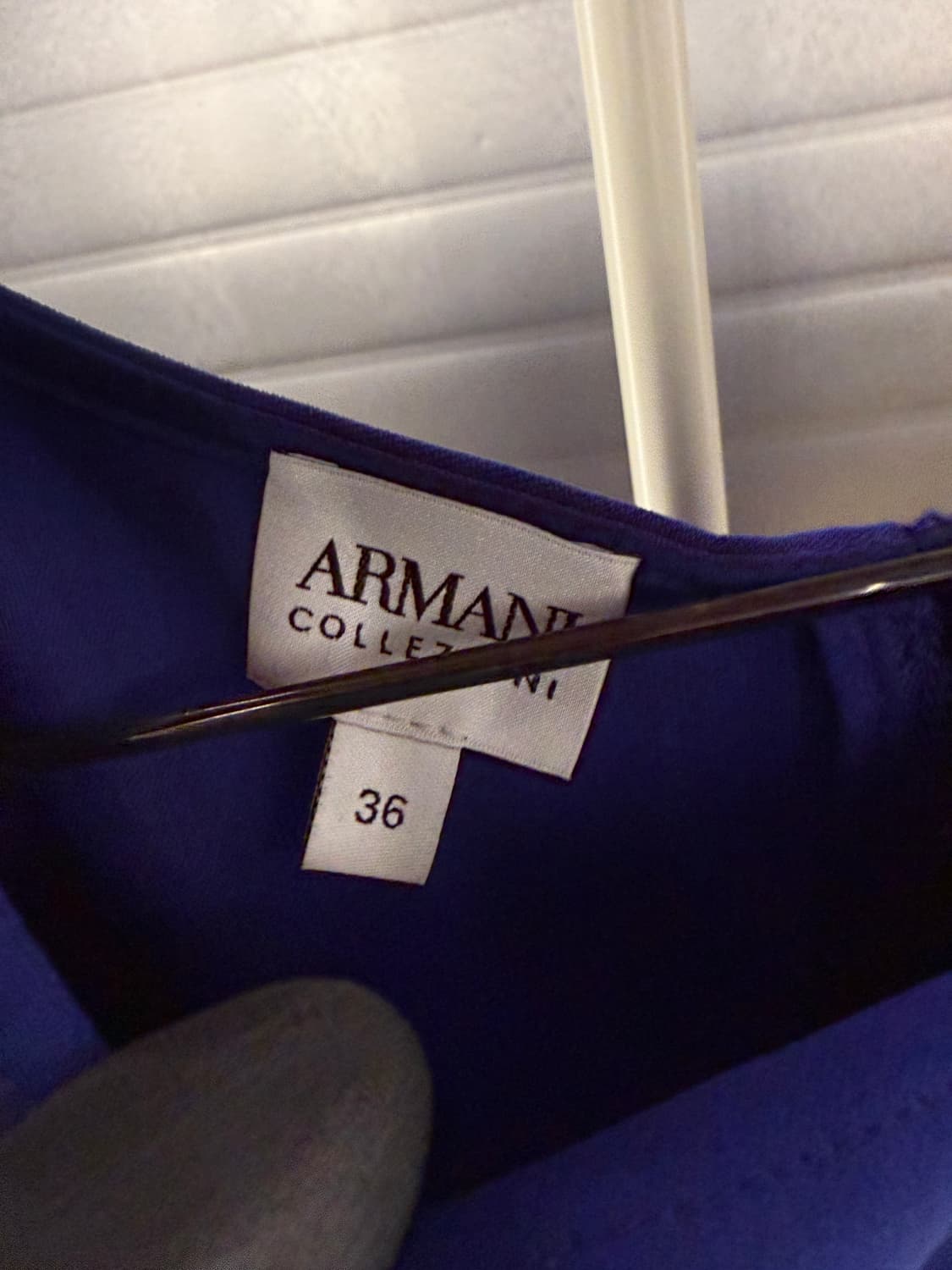 아르마니 꼴레지오니 블루 밴딩 원피스 36 상품이미지3
