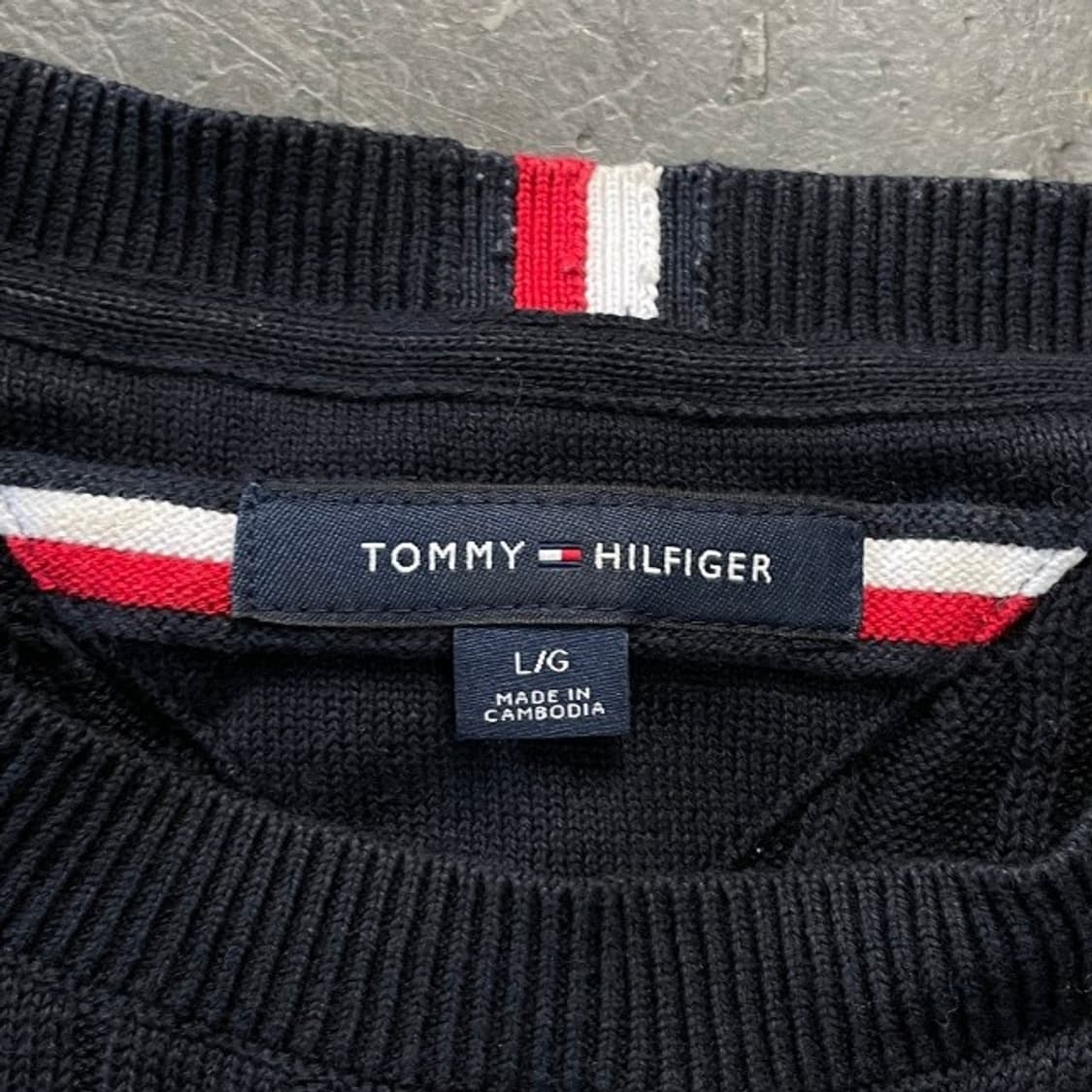 타미힐피거 꽈배기 니트 스웨터100  상품이미지3