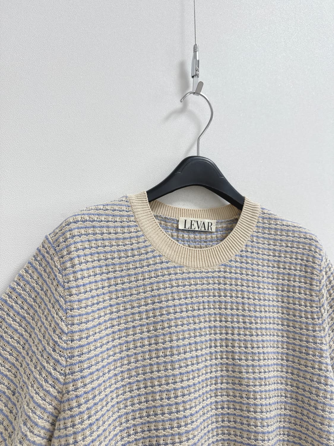 르바 코튼 부클 반팔 니트 상품이미지2