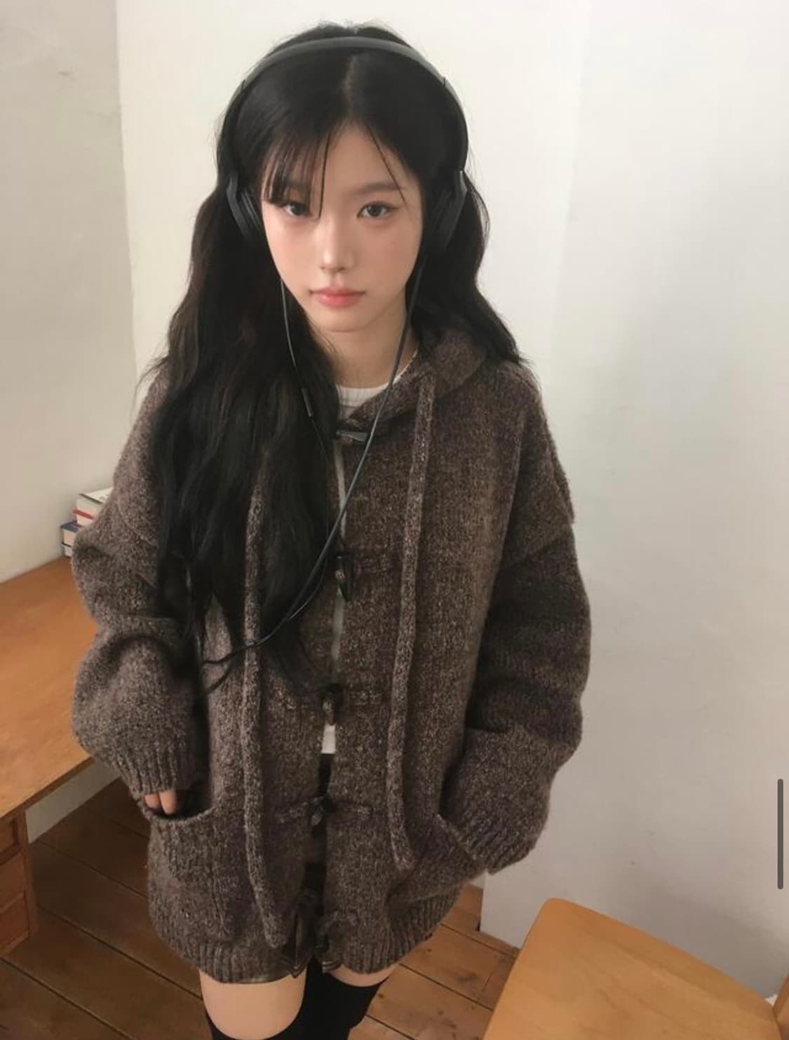 떡볶이 후드 오버 가디건 상품이미지4
