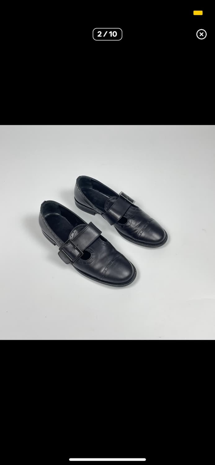 요지야마모토 레더 벨트 슈즈 상품이미지2