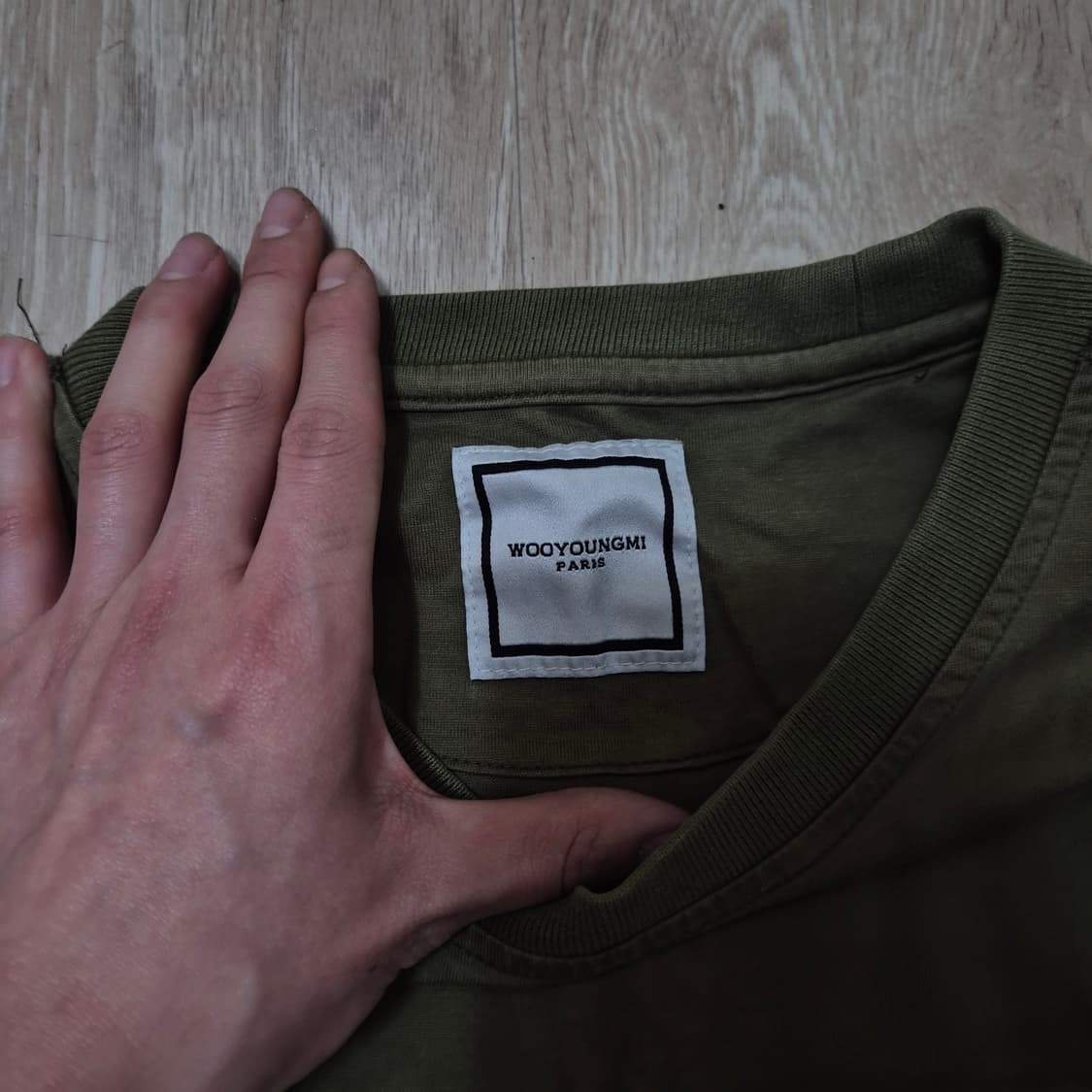 우영미 스퀘어 파리 로고 와펜 반팔티셔츠 (48) 상품이미지6