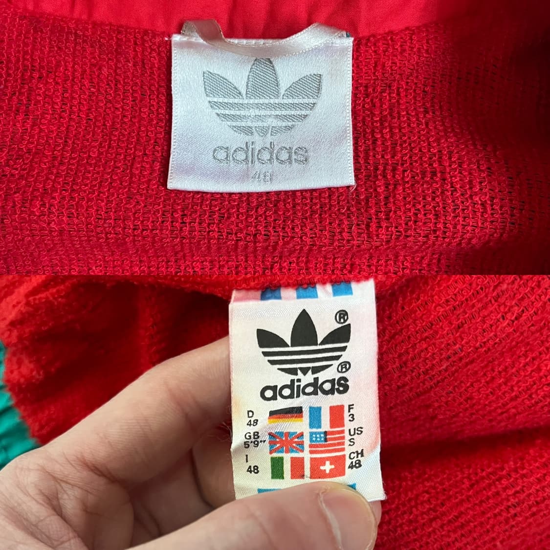 80s Vtg Adidas Zip Blouson 상품이미지8