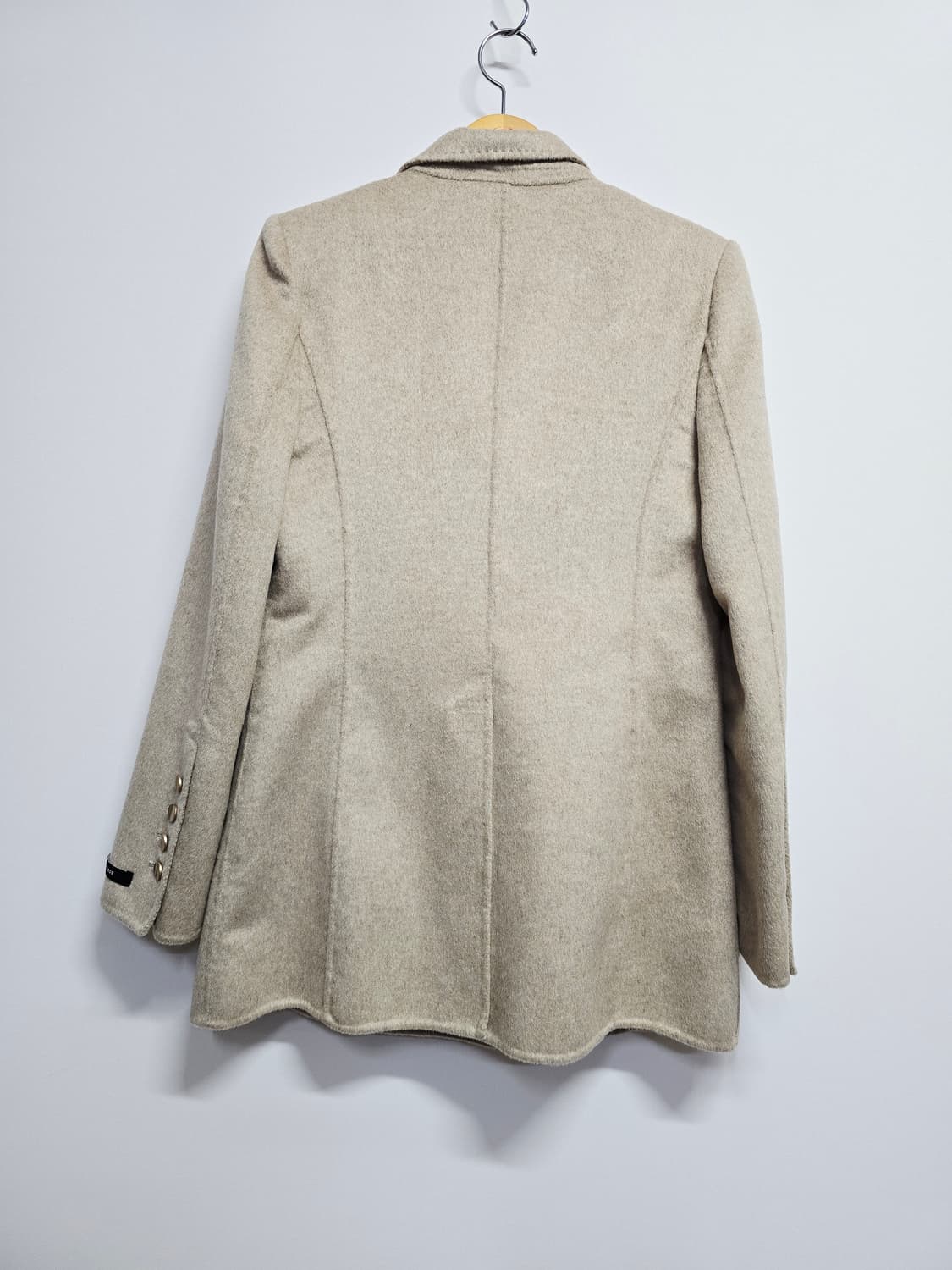 K_daba 핸드메이드 울코트 아이보리 자켓 상품이미지4