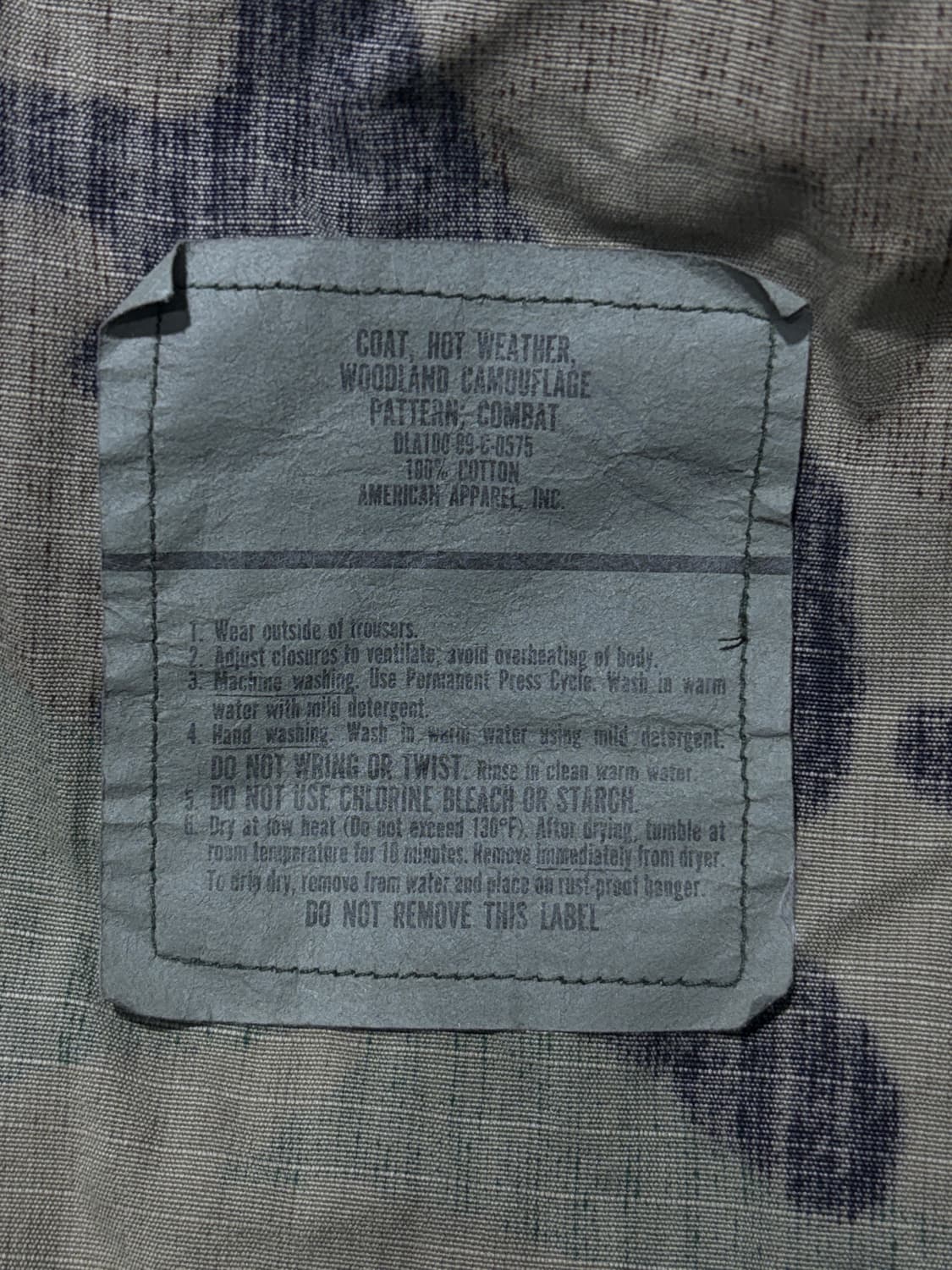미군 bdu 우드랜드 펠릭스 더 캣 프린팅 커스텀 자켯 상품이미지10
