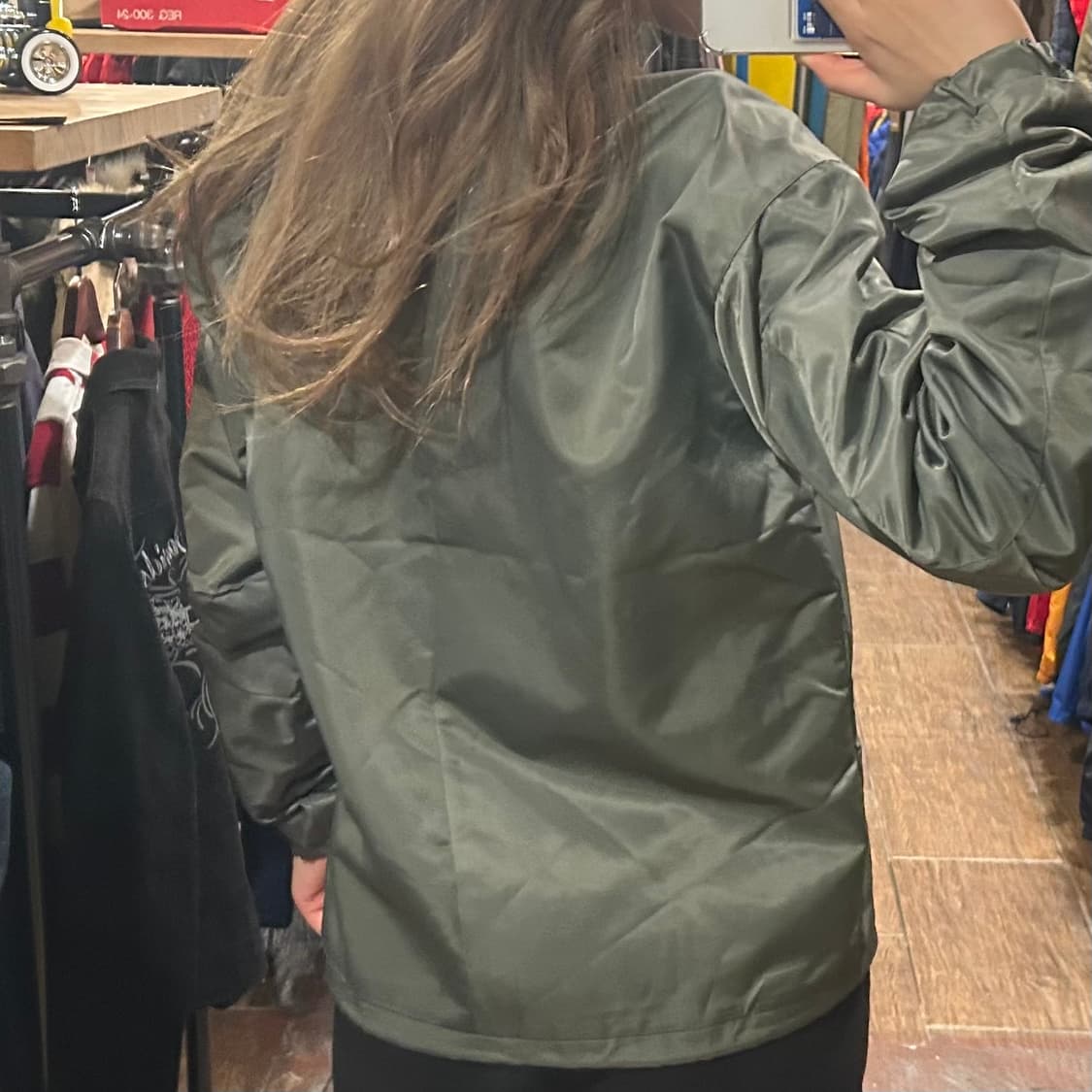 [HI] IISE 나일론 코치 자켓 카키 상품이미지5