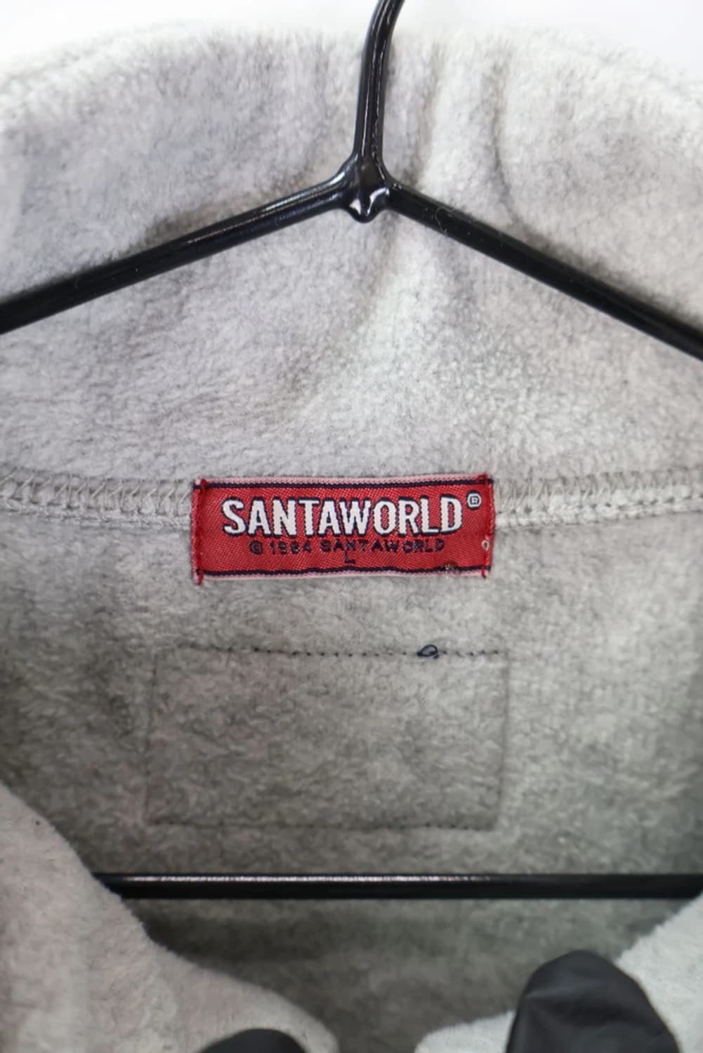 산타월드 그레이 후리스 집업 상품이미지6