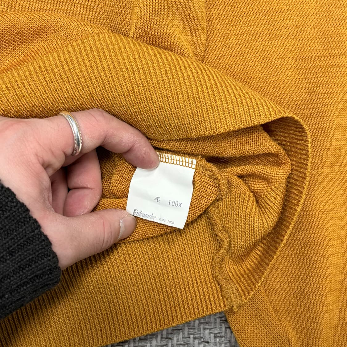 란셀 레터링 니트 v1009 상품이미지6