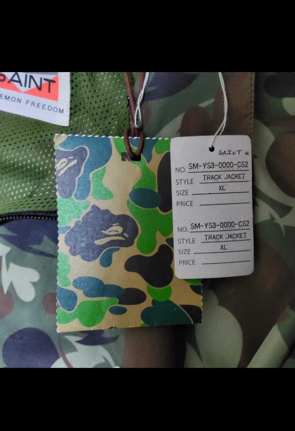 베이프 세인트미카엘 BAPE SAINT Mx6 트랙집업 자켓  상품이미지6